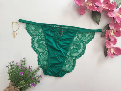 Imagen de Victoria's Secret  Pantie Verde limón Very Sexy Brillos en Los Costados.